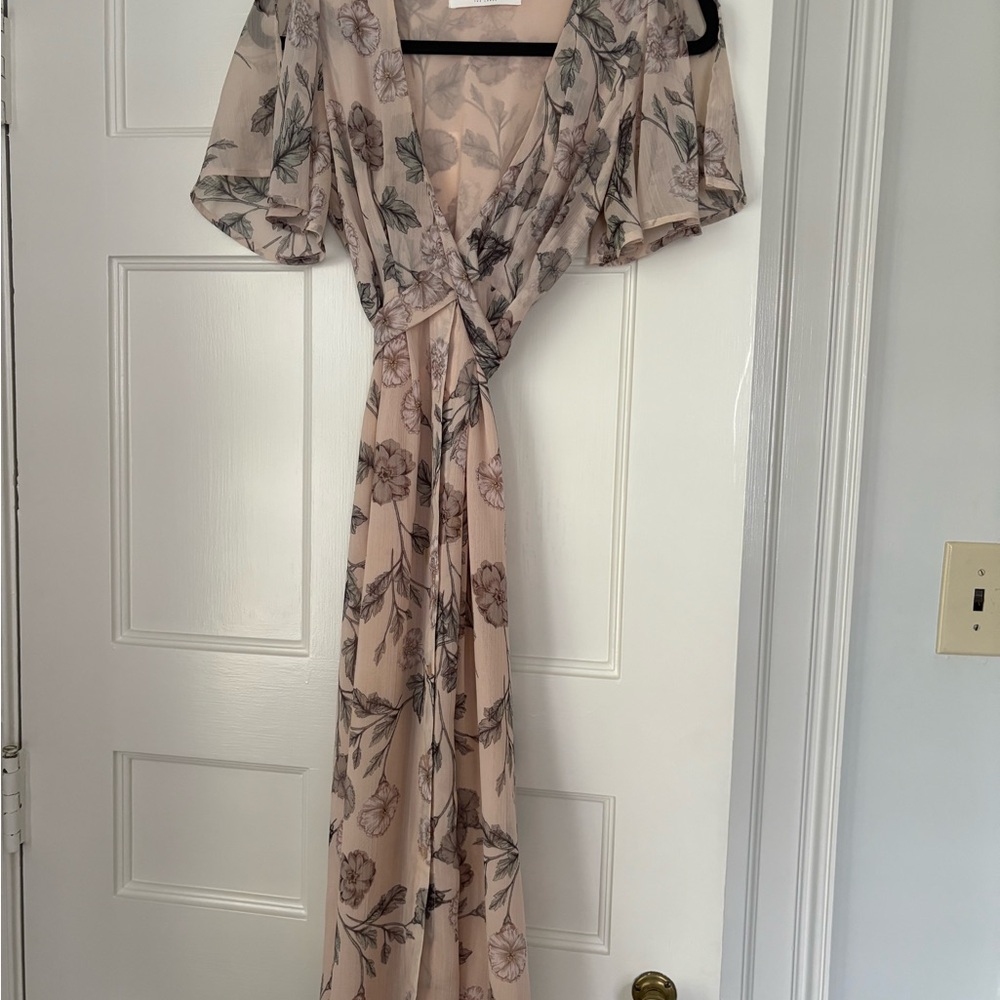 Floral Wrap Dress